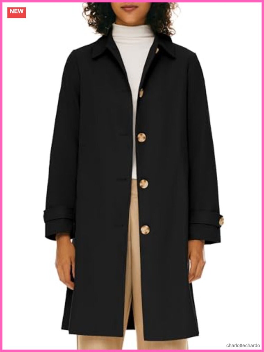 Orolay Women's Double-Breasted Wool Peacoat